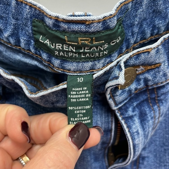 Lauren Jeans Co. Ralph Lauren Straight Leg Denim‎ - Size 10 - Picture 2 of 8